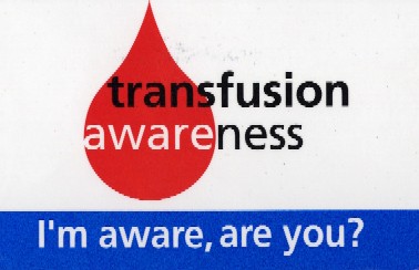 Transfusion Awareness Week: 23 - 27 April 2007